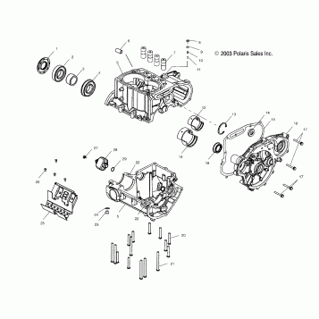 CRANKCASE - S04ND7DS/DSA (4988658865C13)