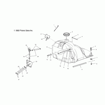 GAS TANK - S04ND4BS/BSA (4988678867A04)