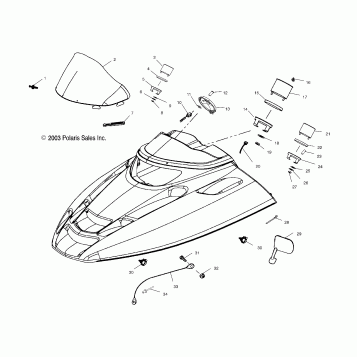 HOOD - S04ND4BS/BSA (4988678867A11)