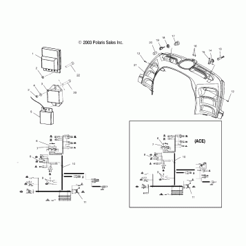 CONSOLE - S04ND4BS/BSA (4988678867B03)