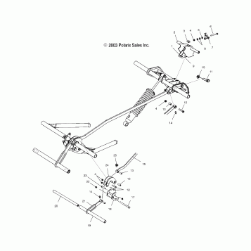 REAR SUSPENSION COUPLER - S04SU4BS/BE (4988698869B07)