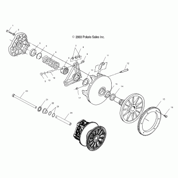 DRIVE CLUTCH - S04SU4BS/BE (4988698869B12)