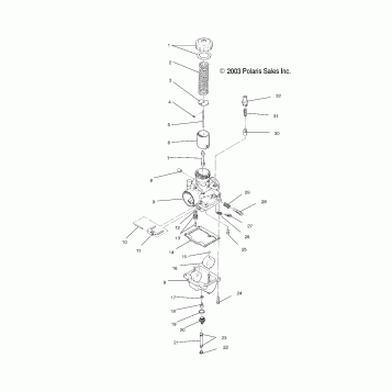 CARBURETOR - S04SU4BS/BE (4988698869C10)