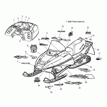 DECALS - S04NX4CS/CE (4988778877A11)