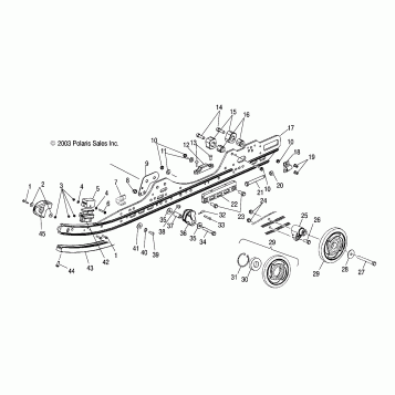 RAIL MOUNTING (SUSPENSION) - S04NX4CS/CE (4988778877B10)