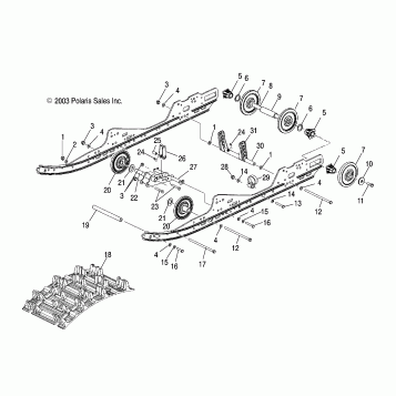 SUSPENSION - S04NX4CS/CE (4988778877B11)