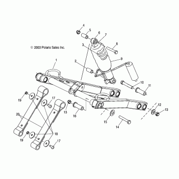 FRONT TORQUE ARM - S04NX4CS/CE (4988778877B12)