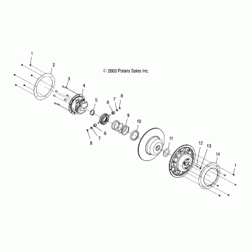 DRIVEN CLUTCH - S04NX4CS/CE (4988778877C01)