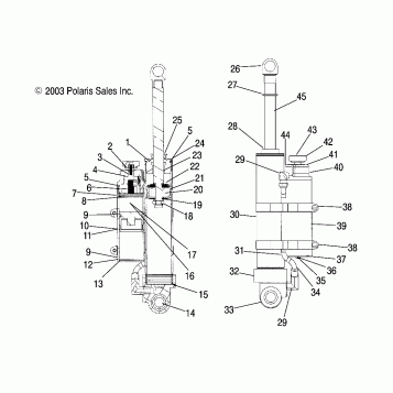 SHOCK, REAR TRACK - S04NX4CS/CE (4988778877C04)