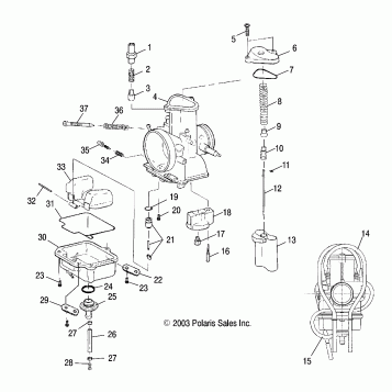 CARBURETOR - S04NX4CS/CE (4988778877C13)
