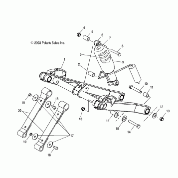 FRONT TORQUE ARM - S04NZ8CS/CSA/CE (4988798879B12)