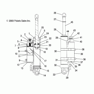 REAR TRACK SHOCK - S04NZ8CS/CSA/CE (4988798879C04)