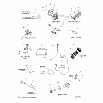 ELECTRICAL, SWITCHES, SENSORS and COMPONENTS - S23TKV8RS (601669)