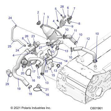 ENGINE, COOLING SYSTEM - S22TGG8RS/TGY8RS ALL OPTIONS (C601961)