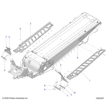 CHASSIS, FOOTRESTS AND RUNNINGBOARDS - S26AJE9FSL/AJN9FSL/FSM (C603207)