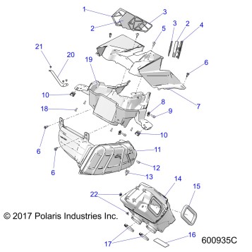 ENGINE, AIR INTAKE SYSTEM - S21EEC8RS ALL OPTIONS (600935C)