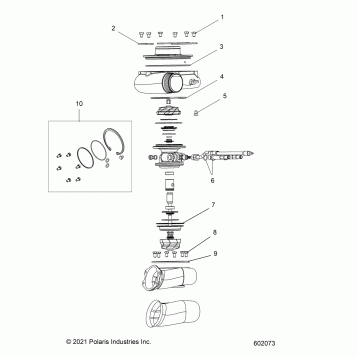 ENGINE, TURBO ASSEMBLY - S26TDZ8MS (602073)