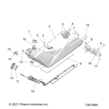 FUEL SYSTEM, FUEL TANK ASM. - S22TDE8RS ALL OPTIONS (C601867)