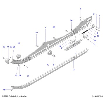SUSPENSION, RAIL BEAM LH/RH - S26TDL6LSA (C1545509-3)