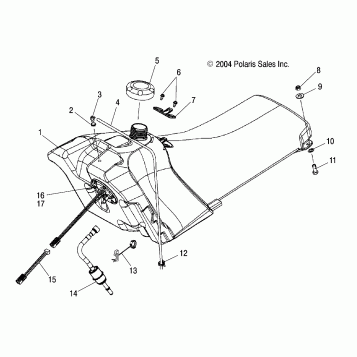 FUEL TANK - S05PL8/PM8/PN8/ALL OPTIONS (4992569256A06)