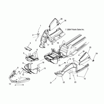 BUMPER and PANELS - S05MP8DS/DSA/DSB/DSC (4992569256A07)