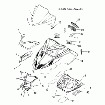 HOOD - S05MP8DS/DSA/DSB/DSC (4992569256A08)