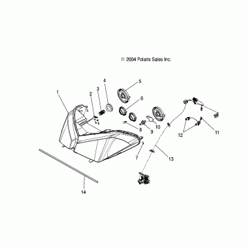 HEADLIGHT - S05MP8DS/DSA/DSB/DSC (4992569256A09)
