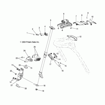 ADJUSTABLE STEERING POST - S05MP8DS/DSA/DSB/DSC (4992569256B08)