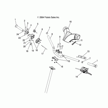HANDLEBAR - S05MP8DS/DSA/DSB/DSC (4992569256B09)