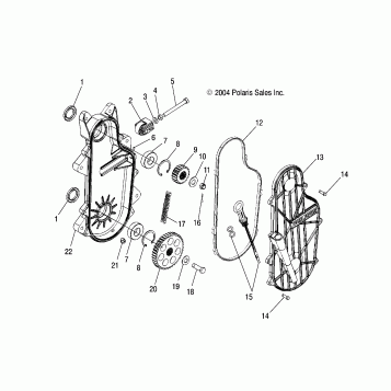 CHAINCASE - S05MP8DS/DSA/DSB/DSC (4992569256C02)