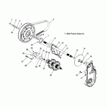 DRIVE TRAIN - S05MP8DS/DSA/DSB/DSC (4992569256C03)