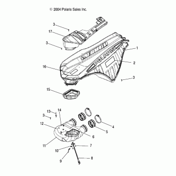 AIR INTAKE SYSTEM - S05MP8DS/DSA/DSB/DSC (4992569256C07)