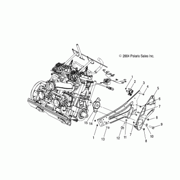 ENGINE MOUNTING LH - S05PL8/PM8/PN8/ALL OPTIONS (4992929292C10)