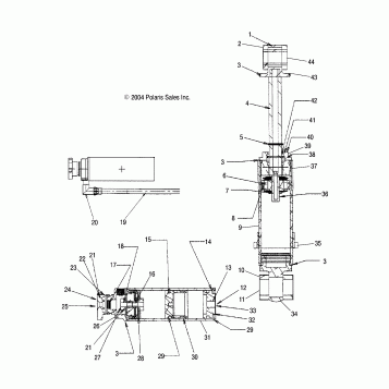 SHOCK FRONT TRACK (WALKER EVANS) - S05MP8DS/DSA/DSB/DSC (4992569256C13)