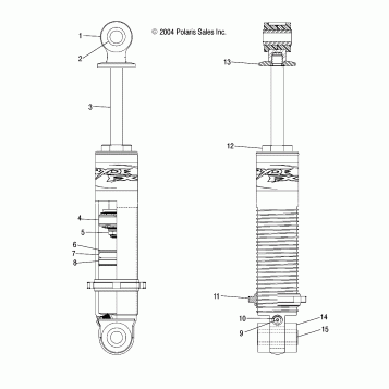 SHOCK FRONT TRACK (RYDE FX) - S05MP8DS/DSA/DSB/DSC (4992569256D05)