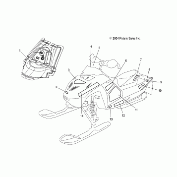 DECALS - S05MX4CS/CE (4992589258A10)
