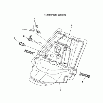 CONSOLE MOUNTING - S05MX4CS/CE (4992589258A11)