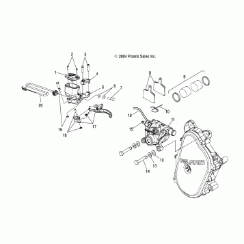 BRAKE - S05MX4CS/CE (4992589258A13)