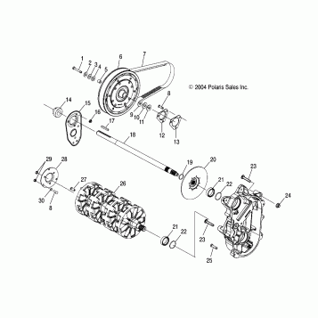 DRIVE TRAIN - S05MX4CS/CE (4992589258B08)