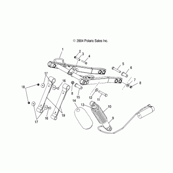 TORQUE ARM, FRONT - S05MX4CS/CE (4992589258B11)