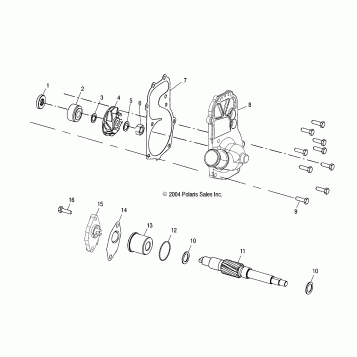 WATER PUMP/OIL PUMP - S05MX4CS/CE (4992589258C11)