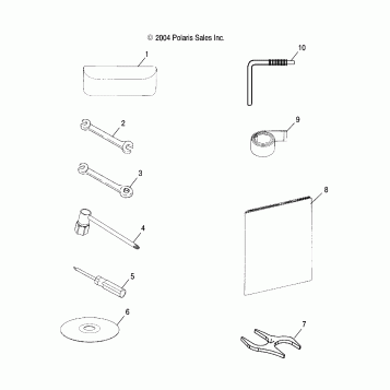TOOL KIT - S05MX4CS/CE (4992589258D04)
