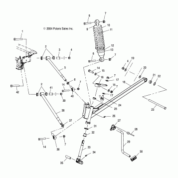 FRONT SUSPENSION - S05NB4BS (4992609260A13)