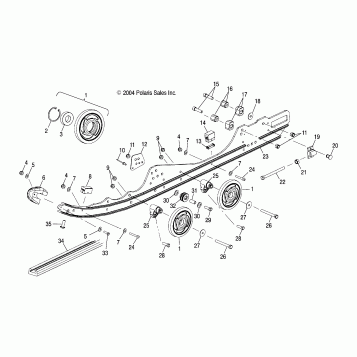 RAIL MOUNTING - S05NB4BS (4992609260B08)