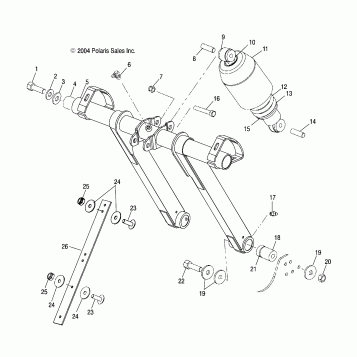 FRONT TORQUE ARM - S05NB4BS (4992609260B10)