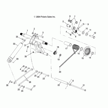 REAR TORQUE ARM - S05NB4BS (4992609260B11)