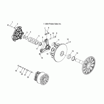DRIVE CLUTCH - S05NB4BS (4992609260B13)