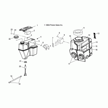 OIL TANK/AIR BOX - S05NB4BS (4992609260C02)