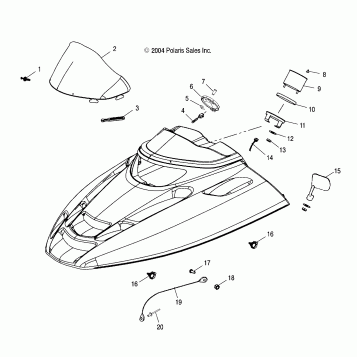 HOOD - S05ND3AS (4992629262A09)