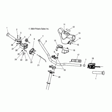 HANDLEBAR - S05ND3AS (4992629262B04)